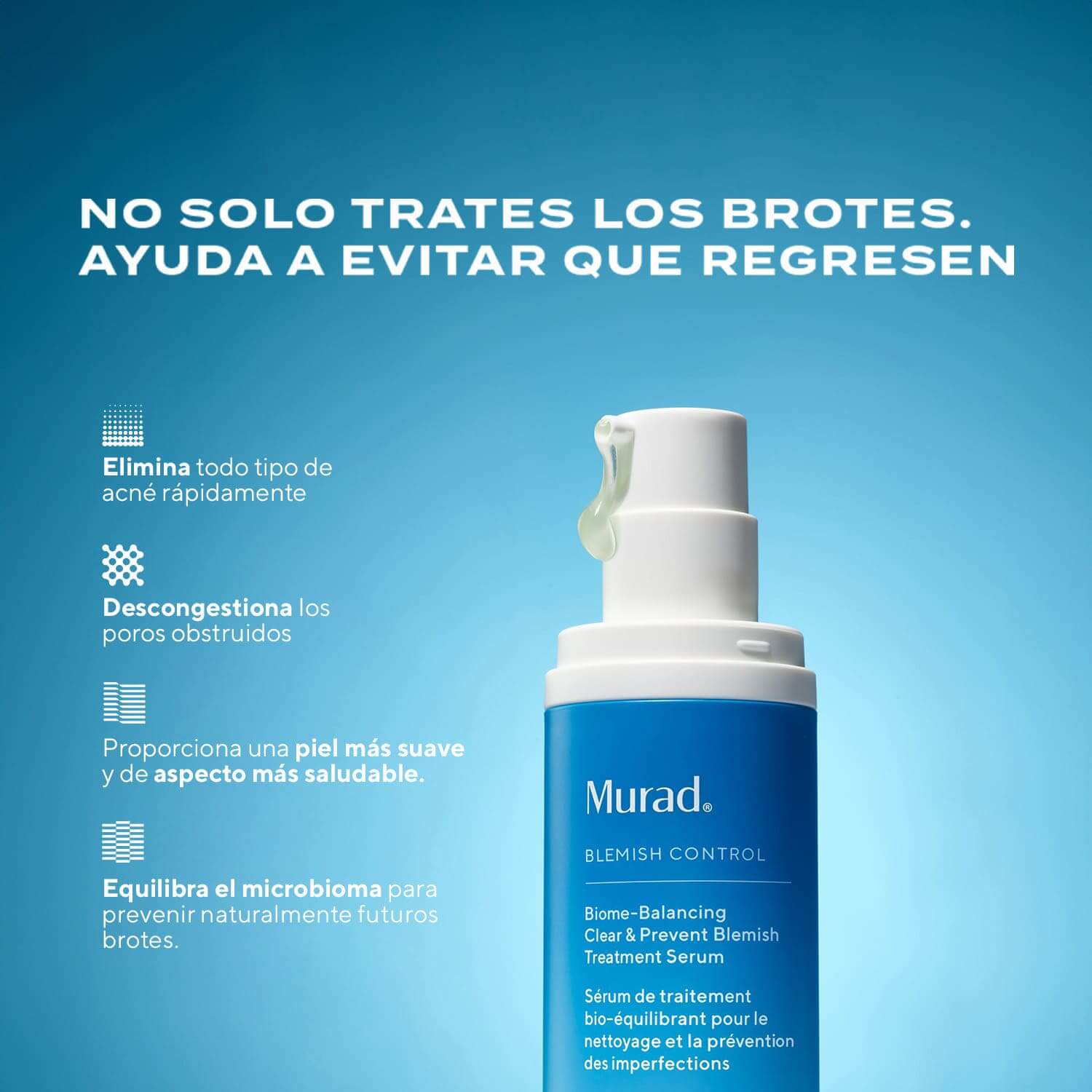 BIOME-BALANCING CLEAR & PREVENT BLEMISH TREATMENT SERUM (SUERO ACLARADOR - PREVIENE IMPERFECCIONES Y EQUILIBRA EL MICROBIOMA)